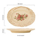 Rose Beige Large Fish Plate