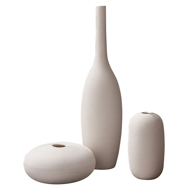 European-style Ceramic Dried Flower Vase Restaurant Table Decoration - Grand Goldman