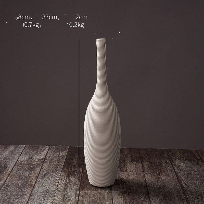 European-style Ceramic Dried Flower Vase Restaurant Table Decoration - Grand Goldman