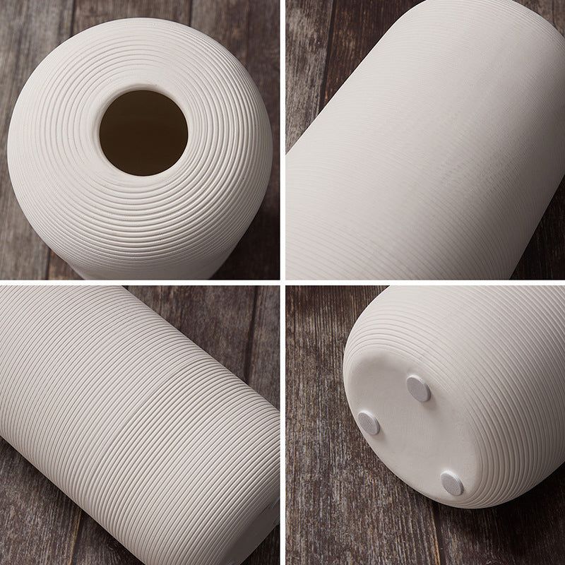 European-style Ceramic Dried Flower Vase Restaurant Table Decoration - Grand Goldman