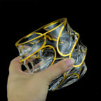 European-style Classical Household Beer Mug Foreign Wine Glass Irregular Thickened Wine Glass - Grand Goldman