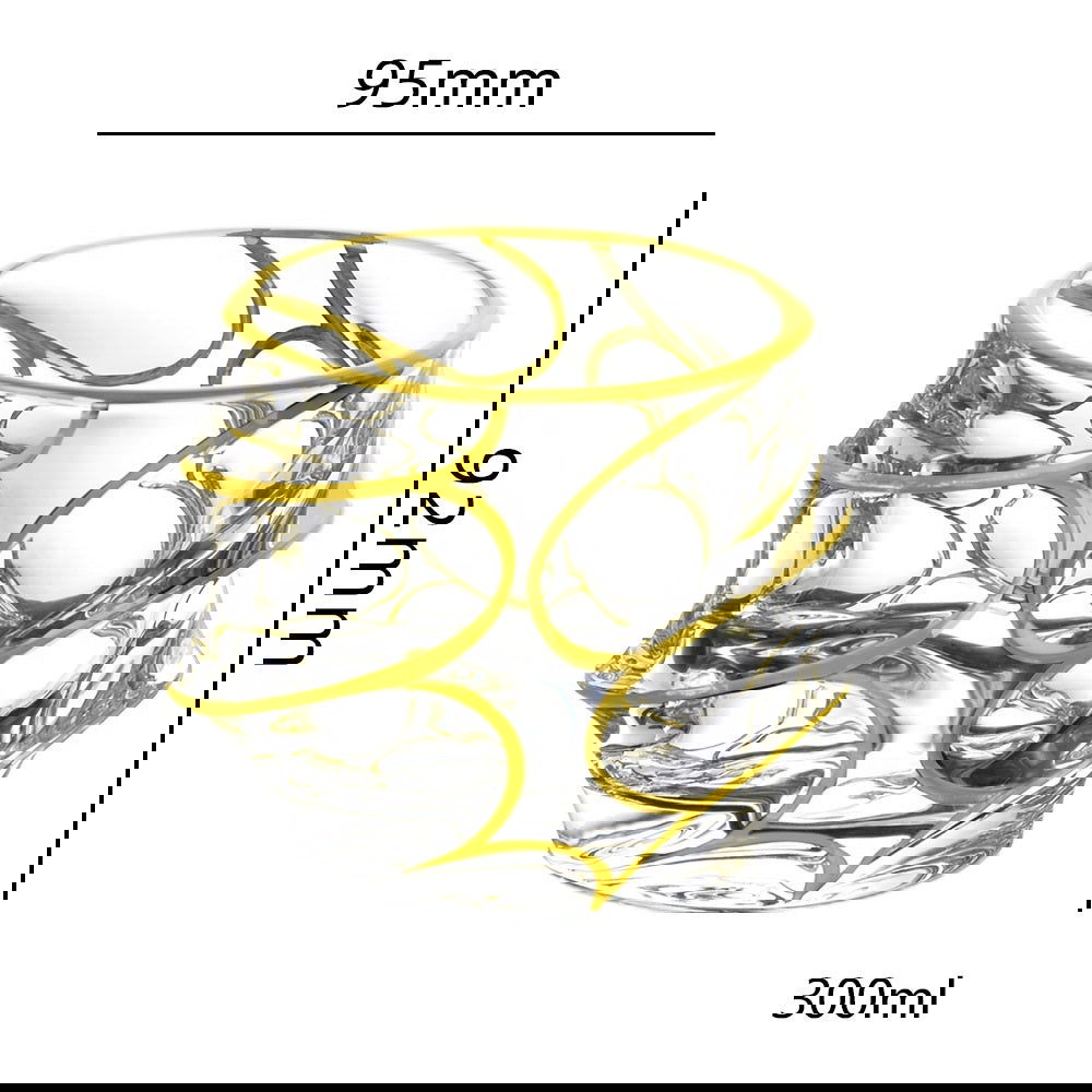 European-style Classical Household Beer Mug Foreign Wine Glass Irregular Thickened Wine Glass - Grand Goldman