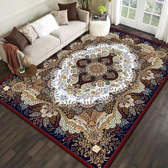 European Atmospheric Persian Living Room Carpet - Grand Goldman