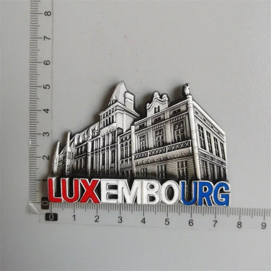 European Luxembourg Landmark Fridge Magnets Heart Shape Tourism Memorial Magnetic Stickers for Refrigeraters Decorative Crafts - Grand Goldman