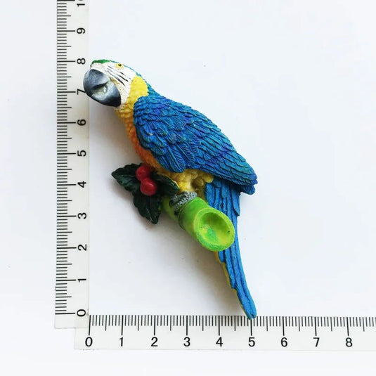 European Mediterranean 3D Simulation Animal Owl Creative Stereo Resin Refrigerator Magnet  Fridge Magnet Decor - Grand Goldman