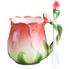 European Style Ceramic Coffee Cup Set Rose Tea Cup - Grand Goldman