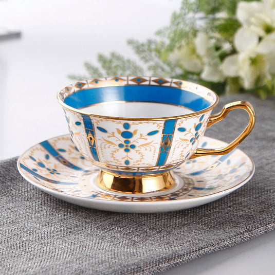 European Style Coffee Set Bone China English Afternoon Tea Cup Set Tea - Grand Goldman