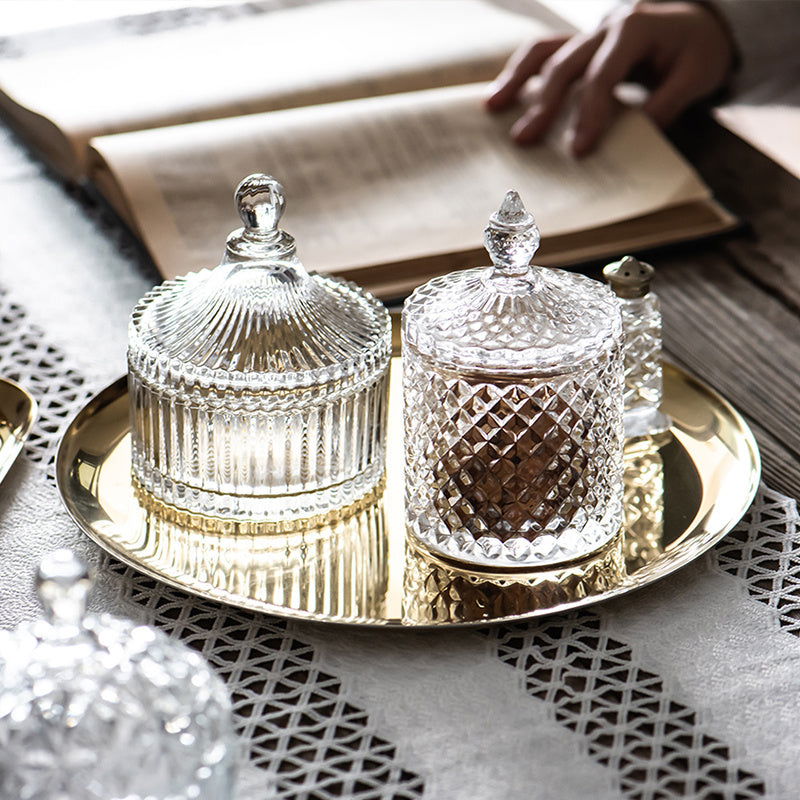 European Style Crystal Glass Candy Cup Creative - Grand Goldman