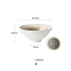 European Style Hotel Restaurant Big Dish Creative Ramen Beef Noodle Ceramic Bowl - Grand Goldman