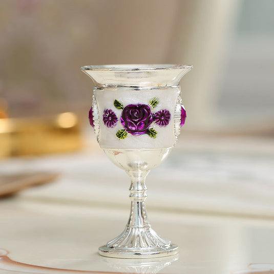 European Style Shot Glass Tin Metal Goblet - Grand Goldman