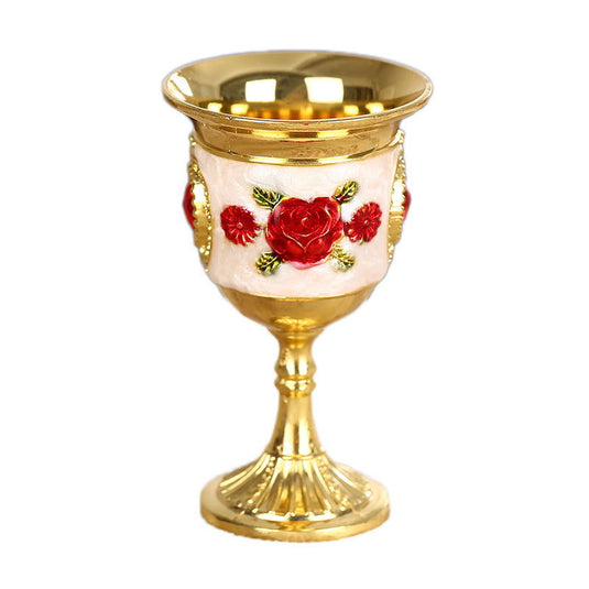 European Style Shot Glass Tin Metal Goblet - Grand Goldman