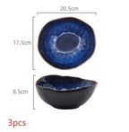 European style ceramic deep bowl irregular bowl - Grand Goldman