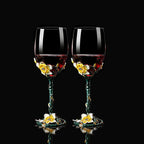 European style enamel red wine glass decanter set - Grand Goldman