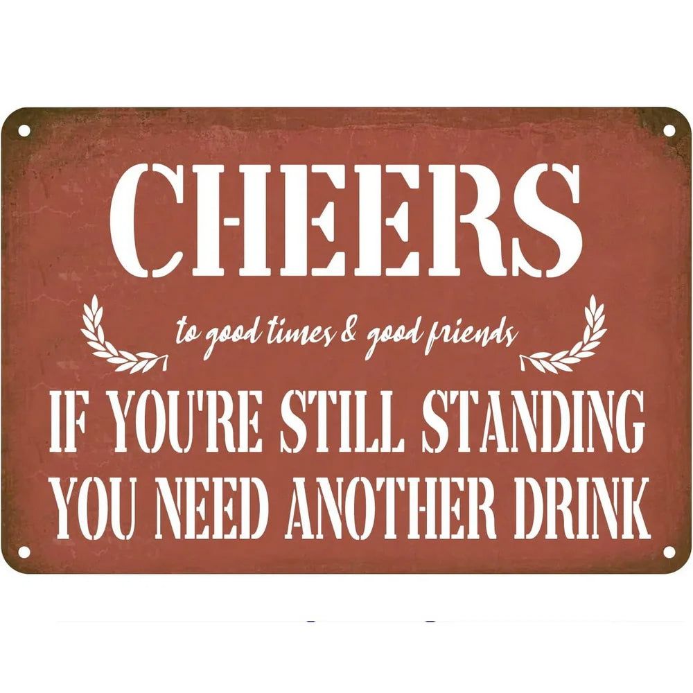 Every Beers A Cheers Fresh Beer Leisure Time Metal Tin Signs Poster Wall Decor for Bars Man Cave Cafe Clubs Retro Posters Plaque - Grand Goldman