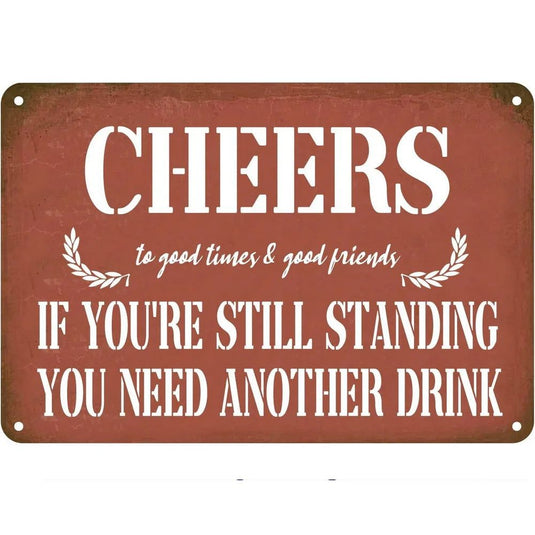 Every Beers A Cheers Fresh Beer Leisure Time Metal Tin Signs Poster Wall Decor for Bars Man Cave Cafe Clubs Retro Posters Plaque - Grand Goldman