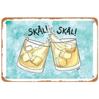 Every Beers A Cheers Fresh Beer Leisure Time Metal Tin Signs Poster Wall Decor for Bars Man Cave Cafe Clubs Retro Posters Plaque - Grand Goldman