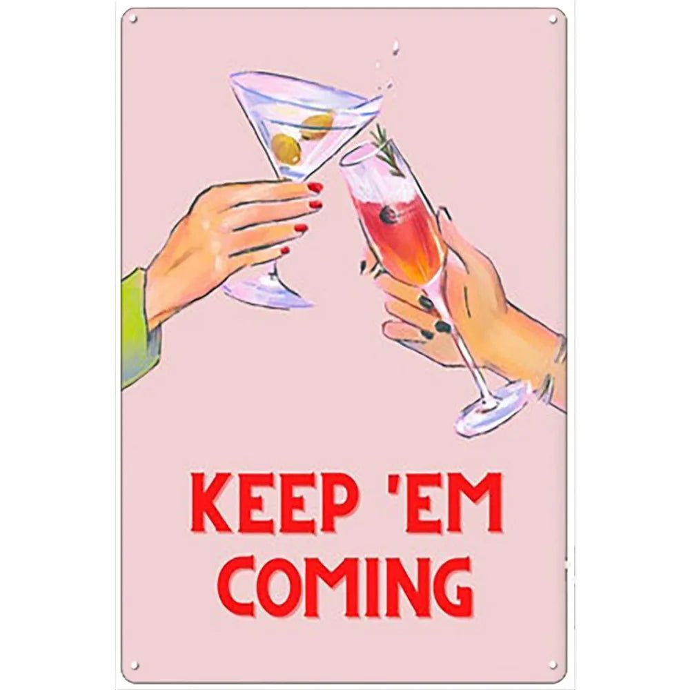 Every Beers A Cheers Fresh Beer Leisure Time Metal Tin Signs Poster Wall Decor for Bars Man Cave Cafe Clubs Retro Posters Plaque - Grand Goldman