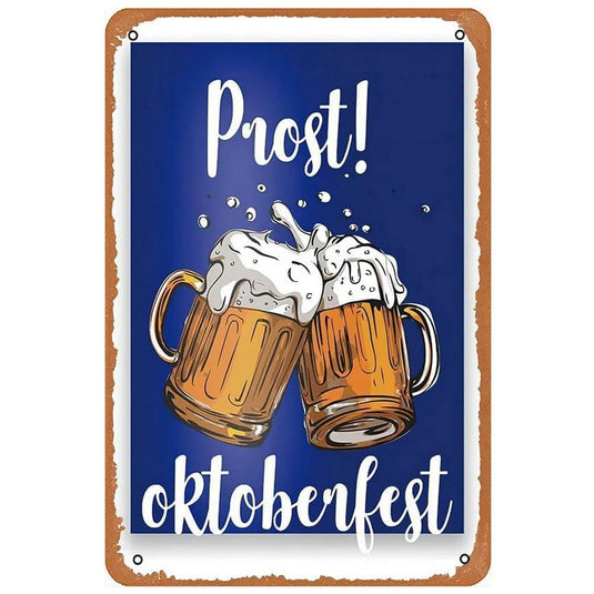 Every Beers A Cheers Fresh Beer Leisure Time Metal Tin Signs Poster Wall Decor for Bars Man Cave Cafe Clubs Retro Posters Plaque - Grand Goldman