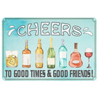 Every Beers A Cheers Fresh Beer Leisure Time Metal Tin Signs Poster Wall Decor for Bars Man Cave Cafe Clubs Retro Posters Plaque - Grand Goldman