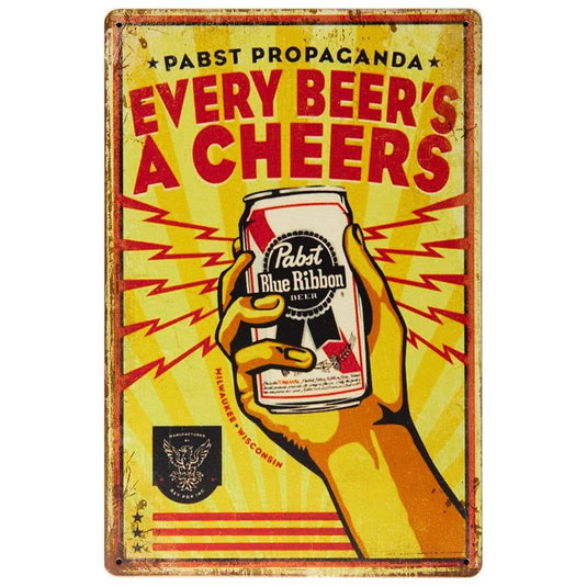 Every Beers A Cheers Fresh Beer Leisure Time Metal Tin Signs Poster Wall Decor for Bars Man Cave Cafe Clubs Retro Posters Plaque - Grand Goldman