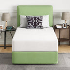 FDW 8 inch Twin Mattress Gel Memory Foam Mattress for Cool Sleep & Pressure Relief, Medium Firm Mattresses CertiPUR-US Certified/Bed-in-a-Box/Pressure Relieving (8 in, Twin) - Grand Goldman