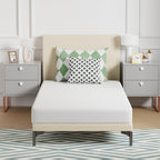 FDW 8 inch Twin Mattress Gel Memory Foam Mattress for Cool Sleep & Pressure Relief, Medium Firm Mattresses CertiPUR-US Certified/Bed-in-a-Box/Pressure Relieving (8 in, Twin) - Grand Goldman