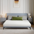 FDW 8 inch Twin Mattress Gel Memory Foam Mattress for Cool Sleep & Pressure Relief, Medium Firm Mattresses CertiPUR-US Certified/Bed-in-a-Box/Pressure Relieving (8 in, Twin) - Grand Goldman