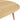 FIRMINANA Small Oval Coffee Table Mid Century Modern for Living Room Center Minimalist Display Coffe Table,Nature Wood,18.9" D x 33.47" W 15.75" H - Grand Goldman