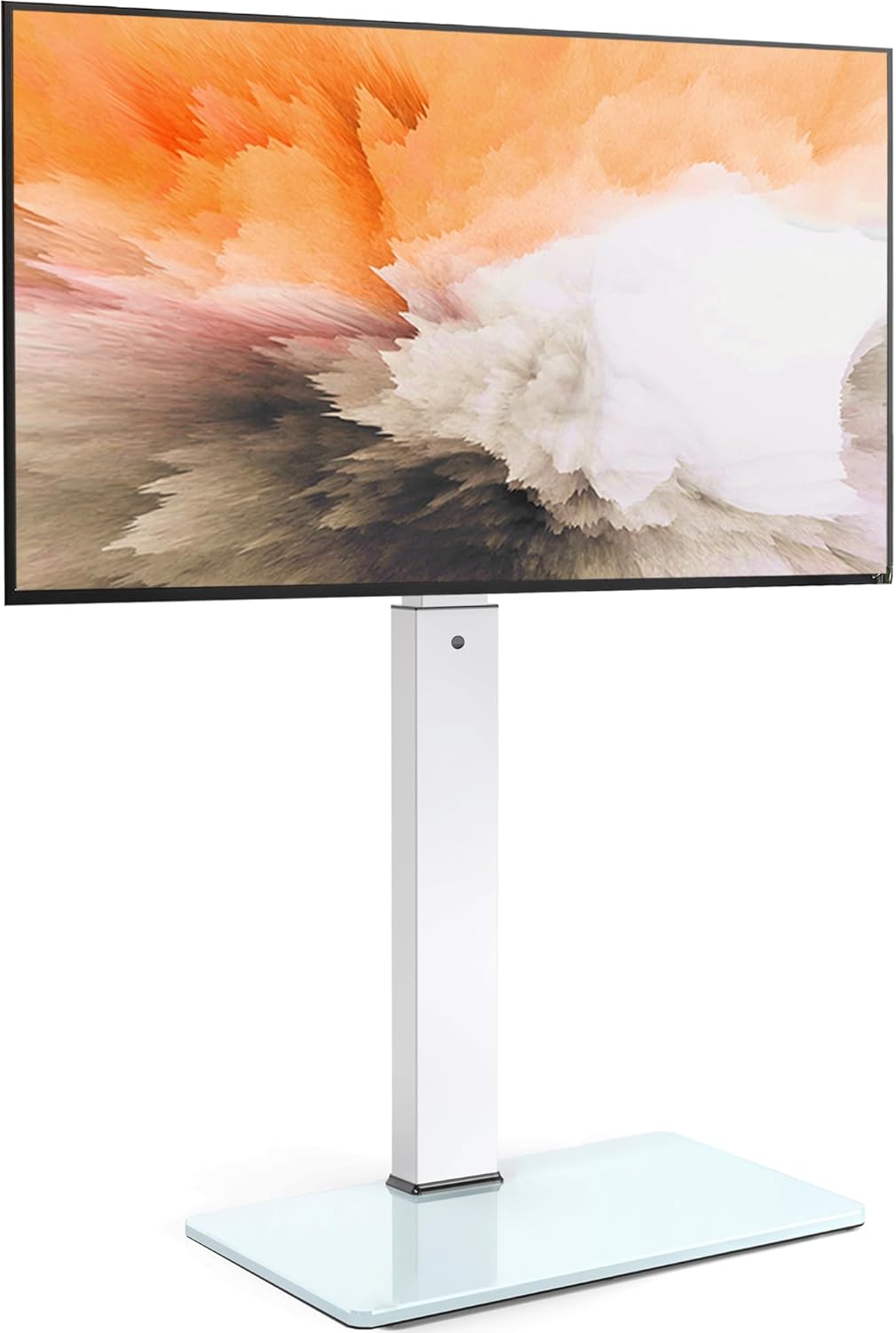 FITUEYES Swivel Floor TV Stand for 32 to 70 Inch TVs Tall Universal TV Stand Mount with Sturdy Wood Base, Space Saving for Corner Bedroom - Grand Goldman