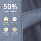 FLYBOX Hanging Closet Organizer, Collapsible Closet Hanging Organizer, 3 Shelf Sturdy Hanging Shelves for Closet & Ideal for RV,Camper Bed Side Closets Gray, 29 ¾" H X 12" W X 12" D, 1-Pack - Grand Goldman