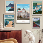 FRANCE Norway Palma Fashion Home Minimalist Wall Decoration Vintage Printed Poster - Grand Goldman