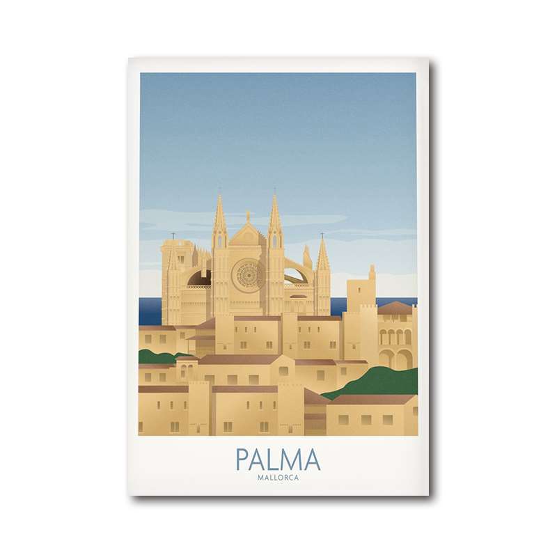 FRANCE Norway Palma Fashion Home Minimalist Wall Decoration Vintage Printed Poster - Grand Goldman