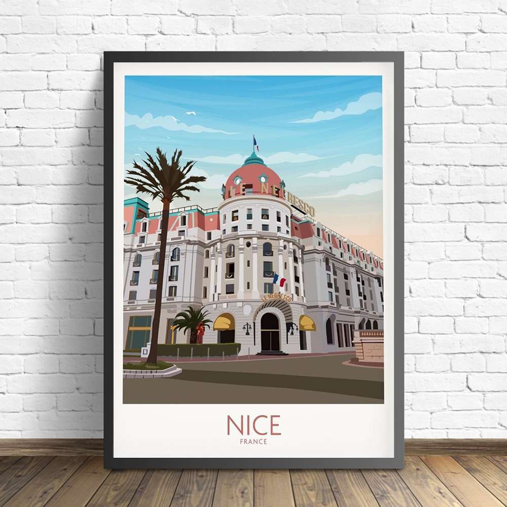 FRANCE Norway Palma Fashion Home Minimalist Wall Decoration Vintage Printed Poster - Grand Goldman