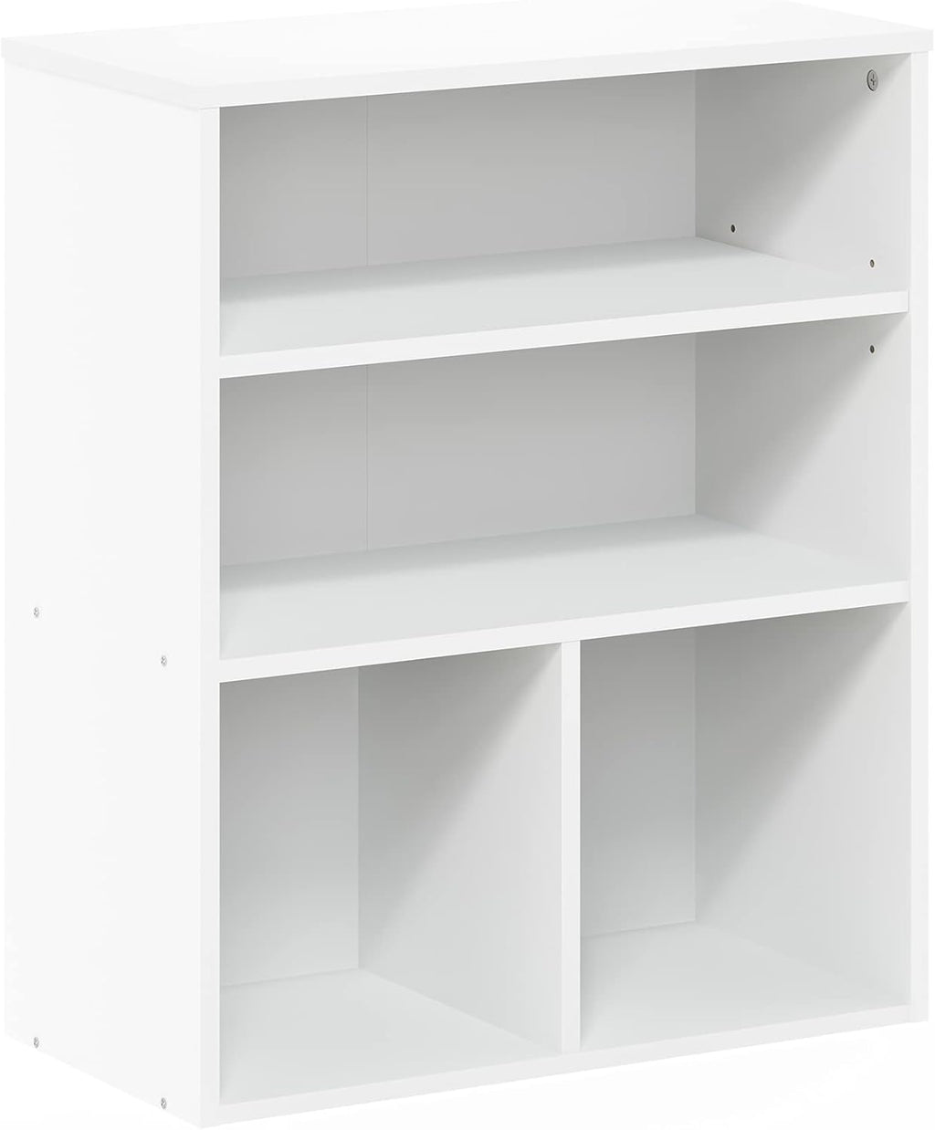 FURINNO JAYA Simply Home 5-Shelf Bookcase, 5-Tier, White - Grand Goldman