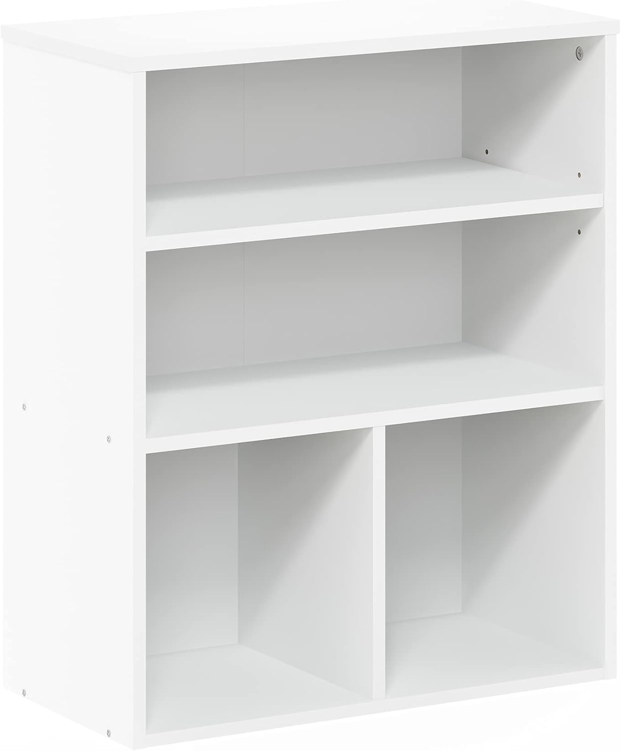 FURINNO JAYA Simply Home 5-Shelf Bookcase, 5-Tier, White - Grand Goldman
