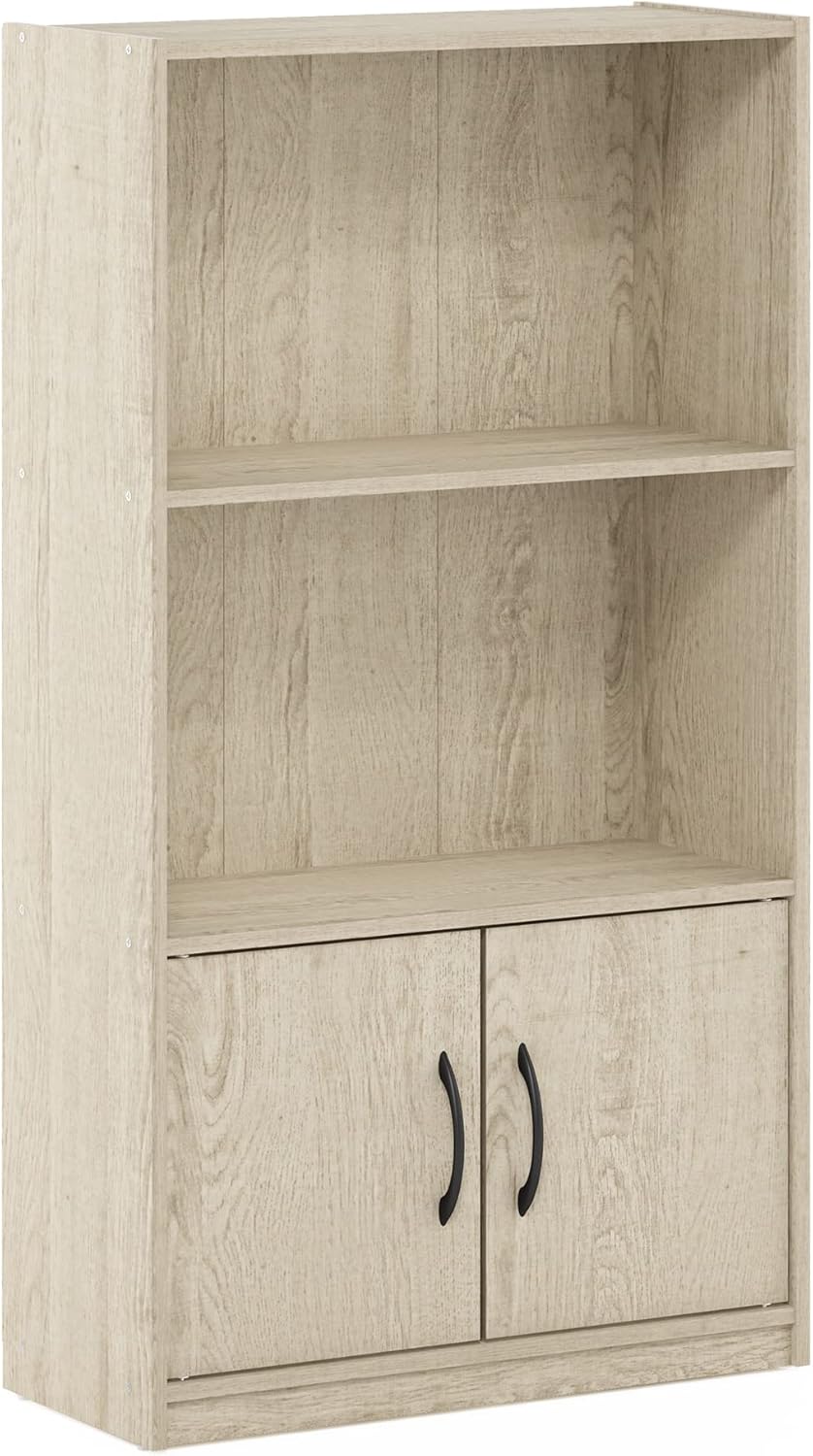 FURINNO JAYA Simply Home 5-Shelf Bookcase, 5-Tier, White - Grand Goldman