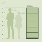 FURINNO JAYA Simply Home 5-Shelf Bookcase, 5-Tier, White - Grand Goldman