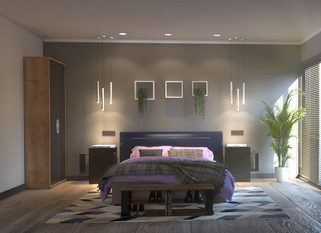 FURINNO Nelly Entertainment Center TV Stand, Short 43.3"(W) x13.4(H) x13.1(D), Columbia Walnut/Black - Grand Goldman