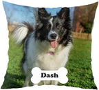 Fabric Textile Products Custom Pillow - USA Made - Personalized Pillows with Pictures or Text - Throw Pillow - Personalized Gift - Grandparent & Couples Gifts - Pet Pillow - Kids Pillows (16"x16") - Grand Goldman