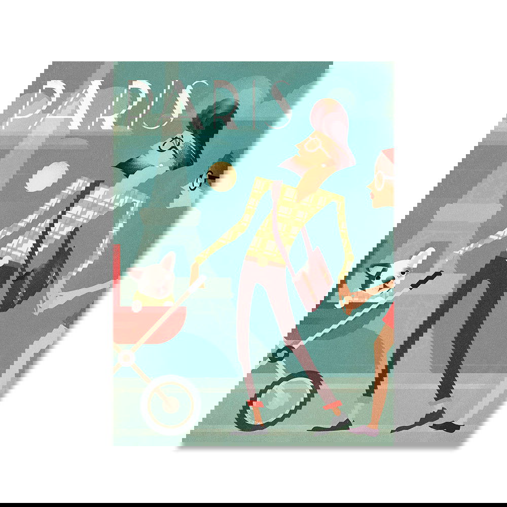 Famous Scenic Spots Retro City Poster Canvas Painting - Grand Goldman