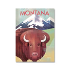 Famous Scenic Spots Retro City Poster Canvas Painting - Grand Goldman