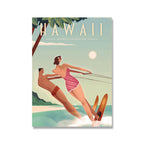 Famous Scenic Spots Retro City Poster Canvas Painting - Grand Goldman