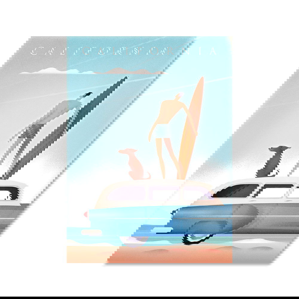 Famous Scenic Spots Retro City Poster Canvas Painting - Grand Goldman