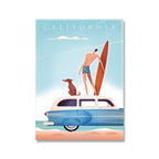 Famous Scenic Spots Retro City Poster Canvas Painting - Grand Goldman