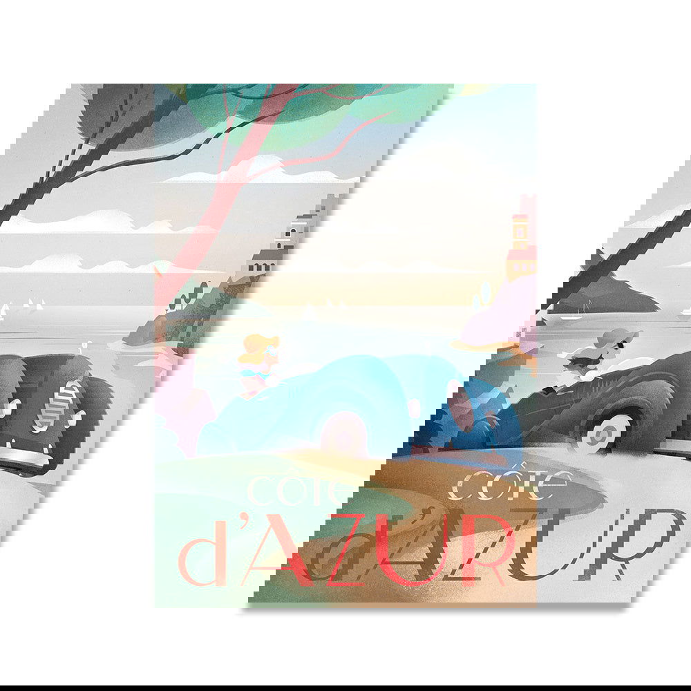 Famous Scenic Spots Retro City Poster Canvas Painting - Grand Goldman