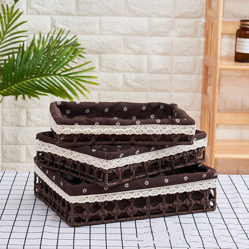 Fashion Creative Rattan Woven Storage Basket - Grand Goldman