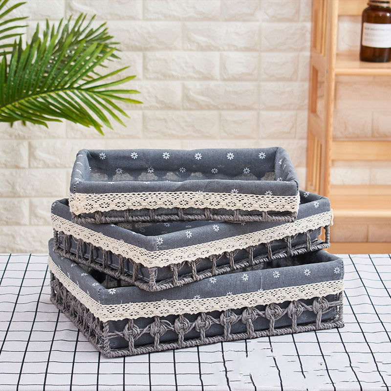 Fashion Creative Rattan Woven Storage Basket - Grand Goldman