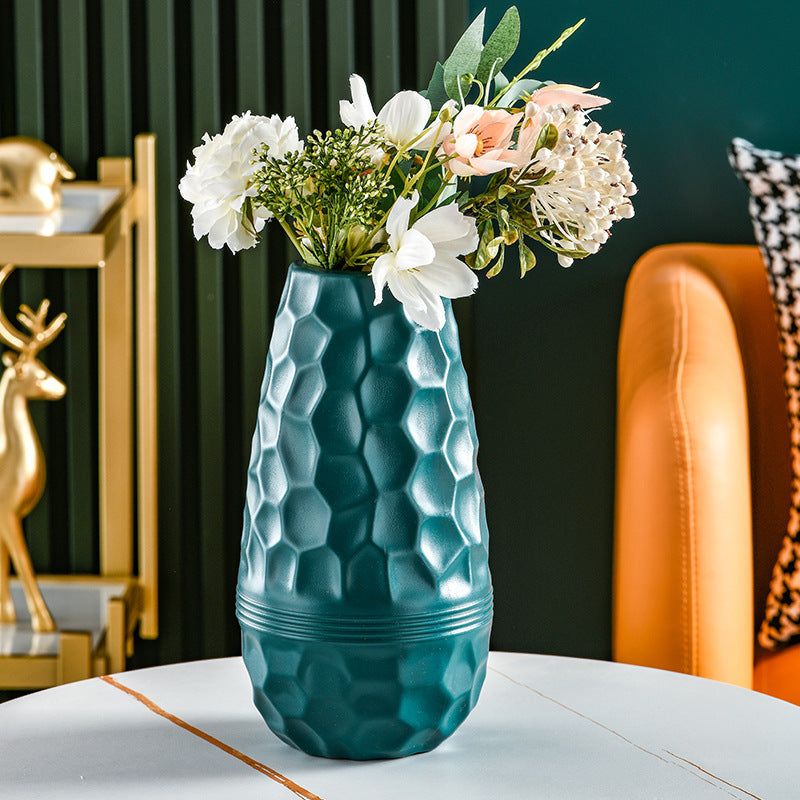 Fashion Simple Drop-resistant Porcelain Vase Home Decoration Flower Pot - Grand Goldman