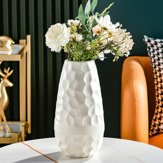 Fashion Simple Drop-resistant Porcelain Vase Home Decoration Flower Pot - Grand Goldman