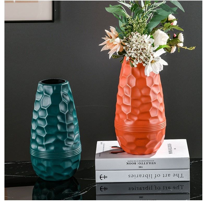 Fashion Simple Drop-resistant Porcelain Vase Home Decoration Flower Pot - Grand Goldman